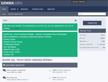 Tablet Screenshot of dzwiek.org